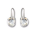 Galet Clear Crystal Pierced Earrings